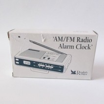 Vintage Readers Digest AM FM Radio Alarm Clock Subscriber Promo Item With Box - £21.88 GBP
