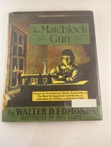 VG 1941 HC DJ Vintage ED Newbery Winner Matchlock Gun Walter Edmonds Paul Lantz  - £5.63 GBP