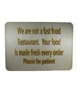 We are not a fast food restaurant. Your food is made fresh every order P... - £46.93 GBP