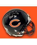 JIM COVERT AUTOGRAPHED SIGNED CHICAGO BEARS MINI HELMET TRISTAR QR COA. - $1,667.90 MXN