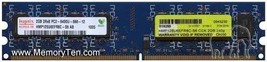 Hynix 2GB PC2-6400U DDR2 Memory Module HMP125U6EFR8C-S6 - $14.36