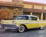 1958 Chevrolet Impala Yellow Antique Classic Car Fridge Magnet 3.5&#39;&#39;x2.7... - $3.62