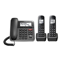 Expandable Corded/Cordless Phone System with Answering Machine – 2 Hands... - €245,61 EUR