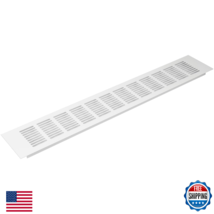 Vent Systems 19.69" x 3.15" Aluminum Rectangular Door Vent White Toe Kic... - $57.41
