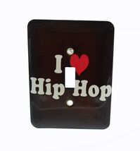 Switch Cover 3d Rose I Love Hip Hop Single Toggle Switch Cover 3.5 x 5 I... - €2,97 EUR