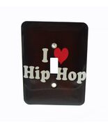 Switch Cover 3d Rose I Love Hip Hop Single Toggle Switch Cover 3.5 x 5 I... - $63.15 MXN