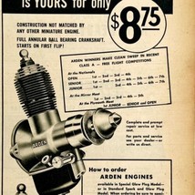 1949 Aviation Arden Motors Model Airplane Advertisement Micro-Bilt Conne... - $19.99