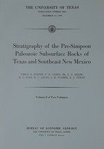 Stratigraphy of the Pre-Simpson Paleozoic Subsurface Rocks of Texas and ... - £89.97 GBP