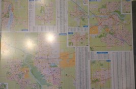 Medicine Hat Lethbridge Alberta Laminated Wall Map (G) - $46.53