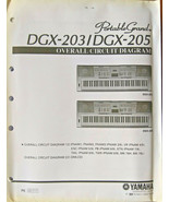 Yamaha DGX-203 DGX-205 Keyboard Original Overall Circuit Diagram / Schem... - $55.60 CAD