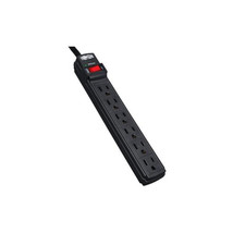 Tripp Lite By Eaton MASTER-POWER TLP6B 6OUT Surge Protector Black 6FT Cord 360 J - £36.84 GBP