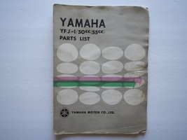 1963 1964 1965 Yamaha YJ1 YF1 55 50 YF(J)-1 Parts List Catalog manual - $51.97
