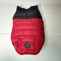 Canada Pouch Ltd. Red Black Summit Stretch Vest Dog Coat Jacket Size 20 20&quot; - £15.59 GBP