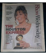 WHITNEY HOUSTON SHOW NEWSPAPER SUPPLEMENT VINTAGE 1994 - $47.85 CAD