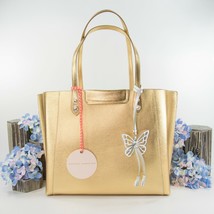 Sophia Webster Hola Gold Silver Metallic Leather Butterfly Tote Bag NWT - $343.38