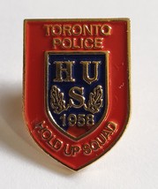 1958 TORONTO POLICE HUS HOLD UP SQUAD LAPEL PIN ONTARIO CANADA DEPARTMEN... - $19.99
