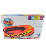 Intex Inflatable BOAT SET (73in X 37in X 16in) 2-Person Explorer 200 BRA... - $25.05 CAD