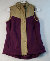 Magellan Vest Womens Size XS Purple Cotton Sleeveless Pockets Logo Full Zipper - £13.06 GBP