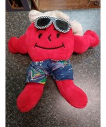Vtg 1987 Kool Aid Man The Awesome Dude Plush Hawaiian Shorts Sunglasses - $33.93 CAD