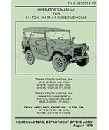 USB Flash Drive - FITS US Army Jeep Technical Manual M151 M151A1 M151A2 ... - $19.95