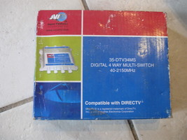 NEW JVI Digital 4-Way Multi-Switch (40-2150MHz) Diplexer Directv # 35-DT... - $22.03