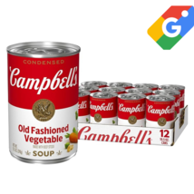 Campbell's Condensed Old Fashioned Vegetable Soup, 10.5 Ounce Can (Case of 12) - £26.59 GBP