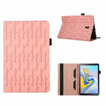 For Samsung Galaxy Tab A 10.5 T590 Lucky Bamboo Pattern Leather Tablet Case(Pink - £18.88 GBP