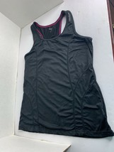Reebok Womens Sz S Black Tank Top Shirt Racerback Athletic - $8.91