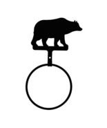 Village Wrought Iron Bear Towel Ring Towel Rack - $27.41 CAD