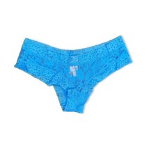 Victoria&#39;s Secret Cheeky Panty Bikini Lace XL Blue   - $22.95