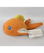 Baby Gund Infant Shake Rattle Float Orange Bath Tub Toy Fish Rare Terry ... - $34.60