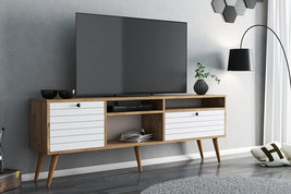 Carmona Mid Century Modern TV Stand Up to 80&quot; TVs Console Table - £172.02 GBP