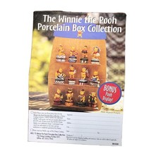 Winnie The Pooh Porcelain Box Collection Vintage 1990s Mail In Order For... - $9.42