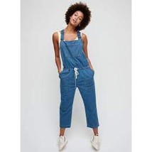 Aritzia Wilfred Free Valletta Overalls Cropped Jumpsuit Indigo Blue Size... - $1,235.48 MXN