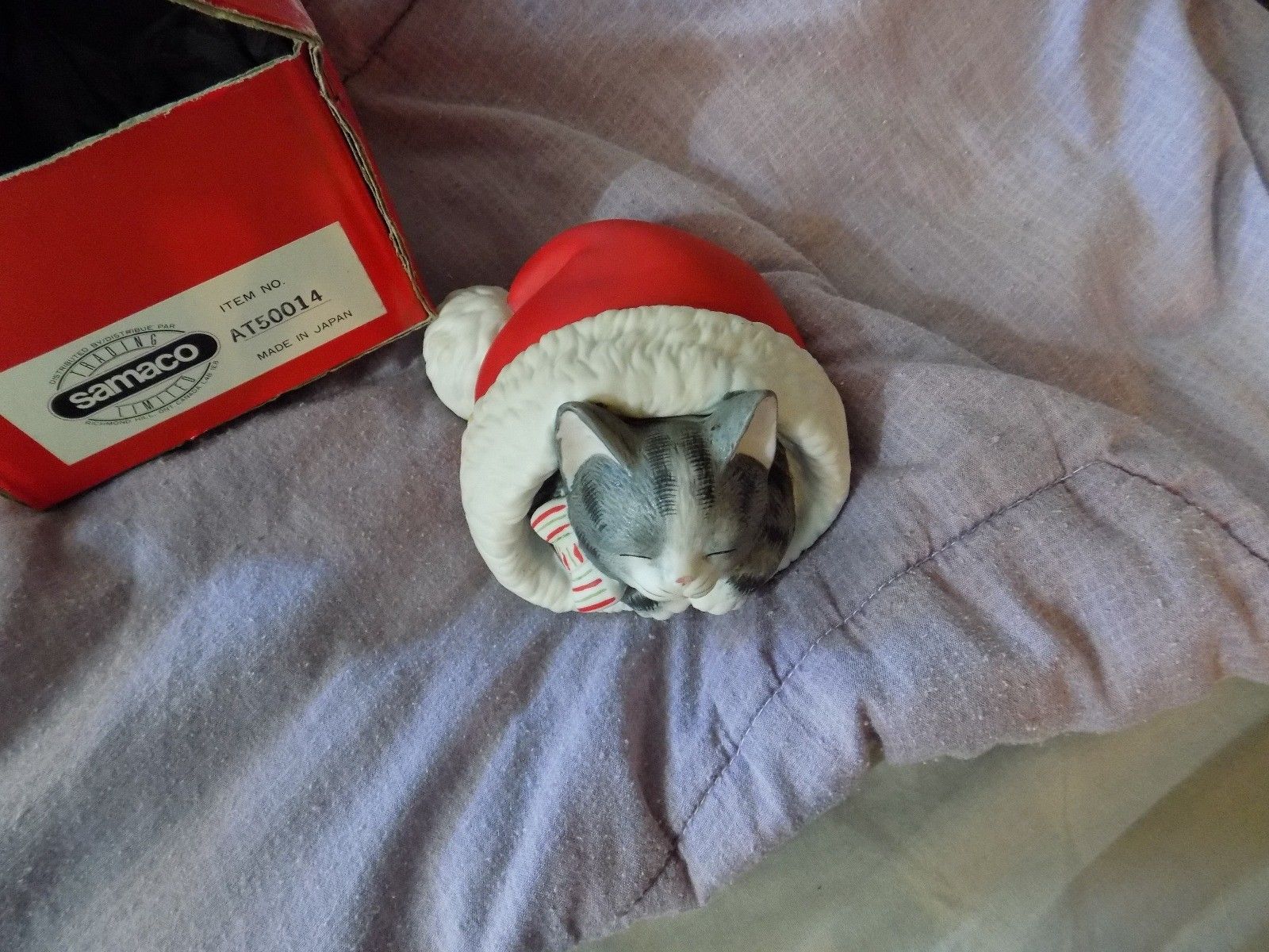 Samco musical christmas cat - $18.99