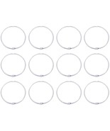 Kenney Circular O Shower Curtain Rings, Chrome - $388.12 MXN