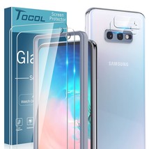 [2+2 Pack For Samsung Galaxy S10E, Not For Galaxy S10-2 Pack Tempered Gl... - £16.75 GBP