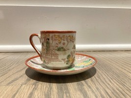 Vintage Japanese Geisha Mug and Saucer Handpainted - £31.53 GBP