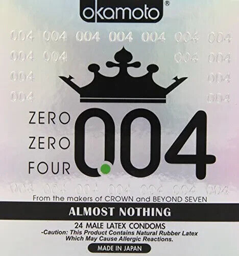 OKAMOTO 004 Condoms 24 count New - $27.71