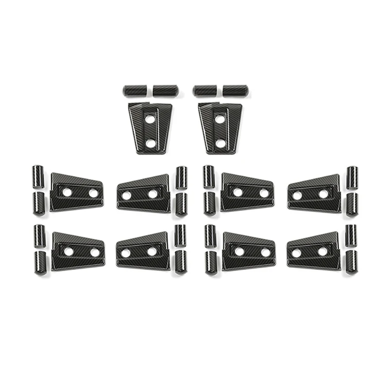 JIDIXIAN ABS Car Hood Engine Cover Door Hinge Cover Decoration Stickers for  Wra - £101.21 GBP