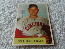 1954 Bowman #60 Fred Baczewski Reds Mint !! - £138.25 GBP