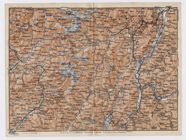 1910 Antique Map Of South Tyrol / Italy Austria - £20.69 GBP
