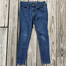 American Eagle AEO Jegging Stretch Skinny Denim Jeans Womens Size 6 - $18.02
