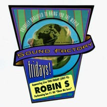 Robin S Show Me Love Sound Factory San Francisco 1993 Concert Die-Cut Handbill - £39.72 GBP