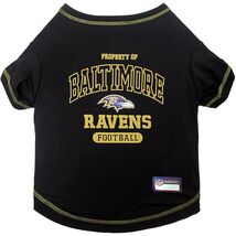 NFL BALTIMORE RAVENS Dog T-Shirt, Medium.  - $35.11 CAD