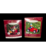 Hallmark Keepsake Ornaments Donald Duck Goes Motoring &amp; Donald’s Surpris... - $31.13 CAD