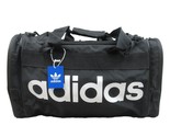 Adidas Originals Santiago Duffel Bag Trefoil Black White Travel Gym NEW ... - £36.04 GBP