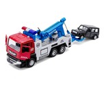 Toy Tow Truck Pull Back Toy Cars Miniature Carrier Truck Toy For Boys An... - £28.46 GBP