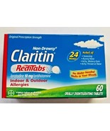 2 Boxes Claritin RediTabs 24 Hour Allergy Medicine,*08/2026*Tablets, 60 ... - $41.60 CAD