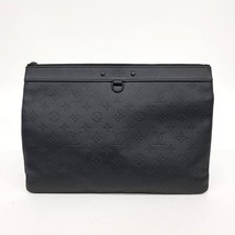 Louis Vuitton Shadow Discovery Pochette Clutch Men Black One Size - £358.46 GBP